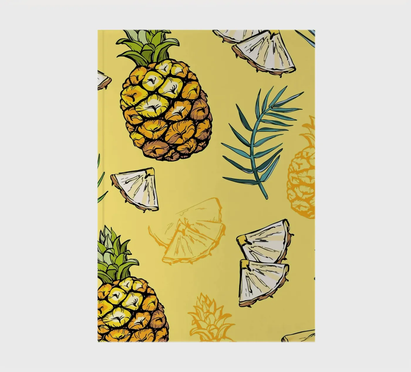 Ananas Patroon notitieboek van BasicShopByBell