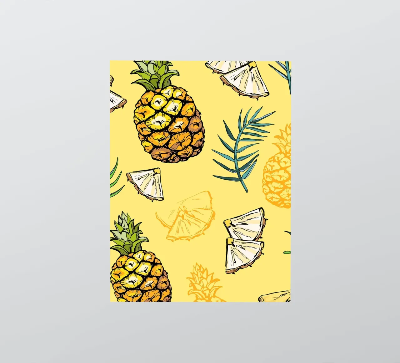Pineapple Pattern sticker by BasicShopByBell