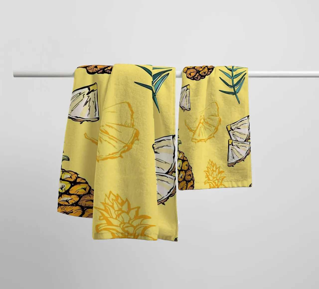 Pineapple Pattern towel by BasicShopByBell