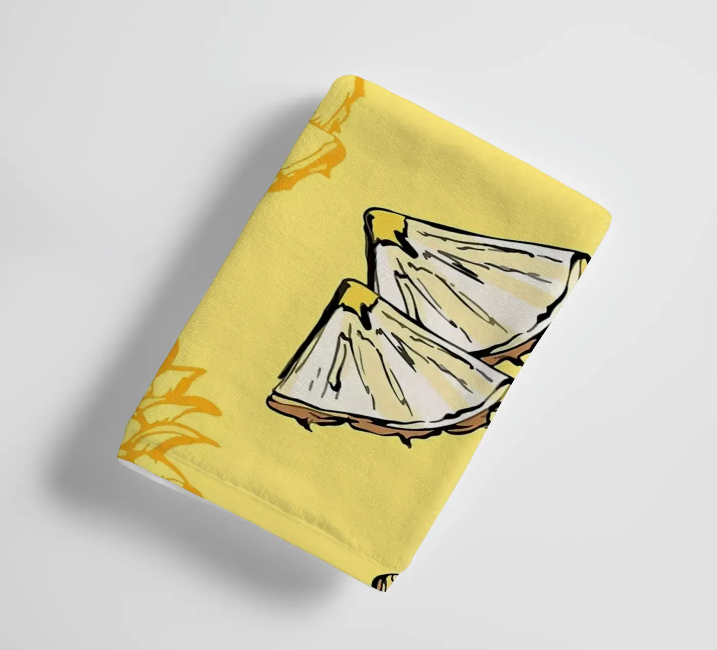 Motivo dell'ananas asciugamano da bagno da BasicShopByBell