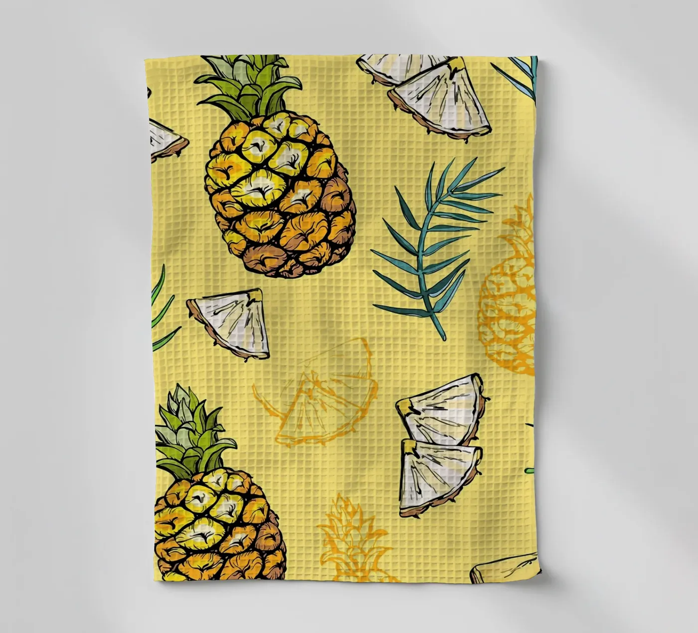Pineapple Pattern tea towel by BasicShopByBell