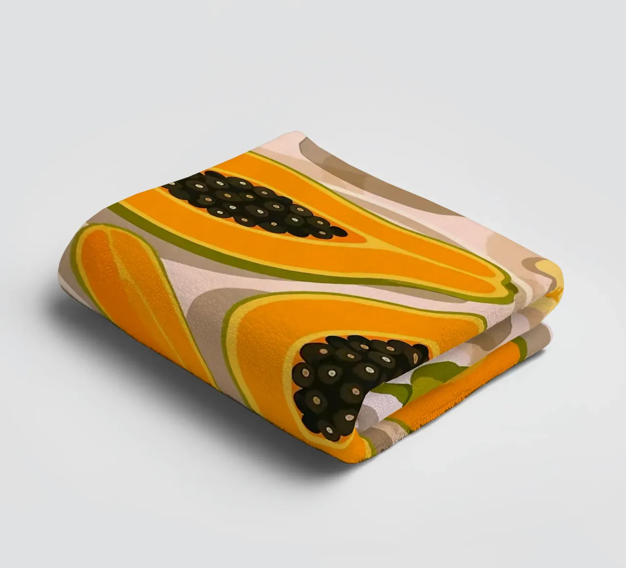 Papaya - Una mesa con estilo toalla de baño de BasicShopByBell