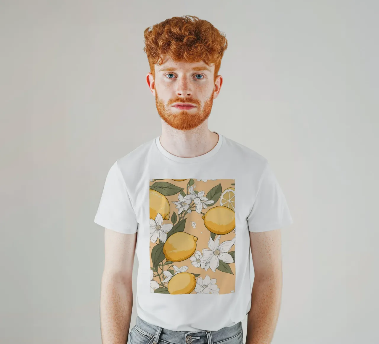 Motivo dei fiori di limone t-shirt da BasicShopByBell