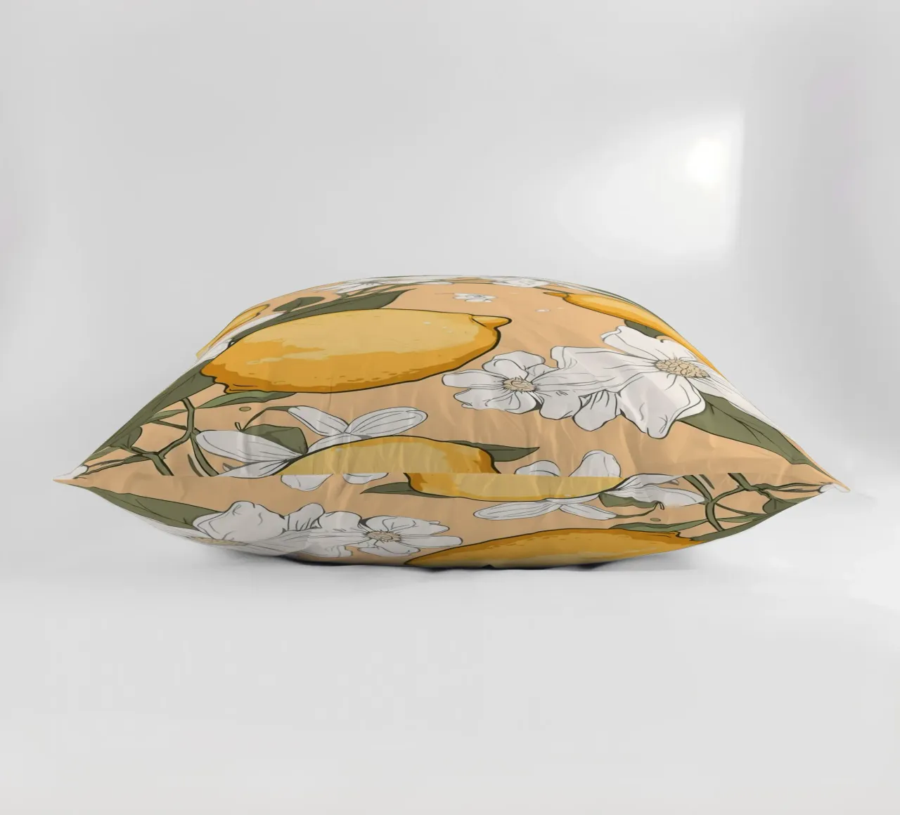 Motivo dei fiori di limone cuscino da BasicShopByBell