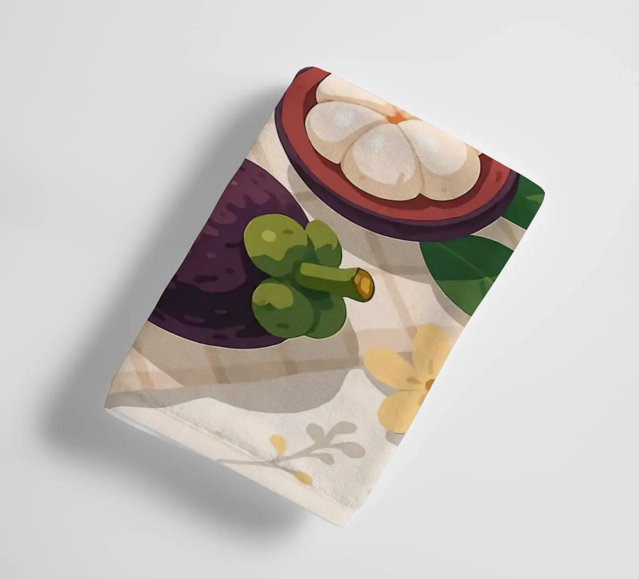 Mangostán - Una mesa con estilo toalla de baño de BasicShopByBell