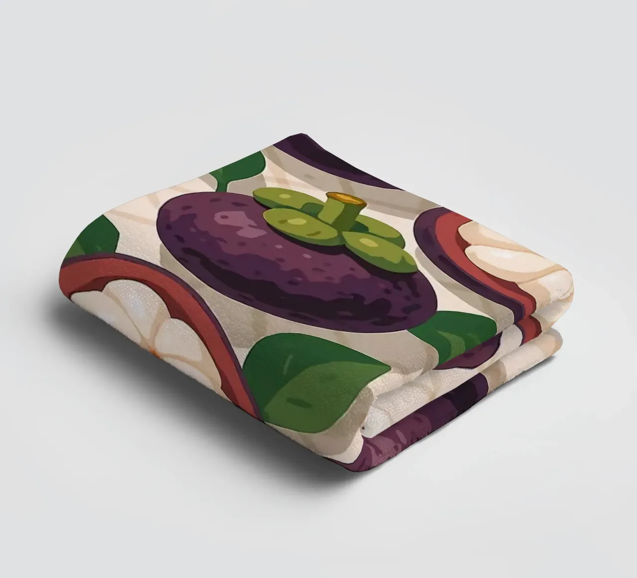 Mangostán - Una mesa con estilo toalla de baño de BasicShopByBell