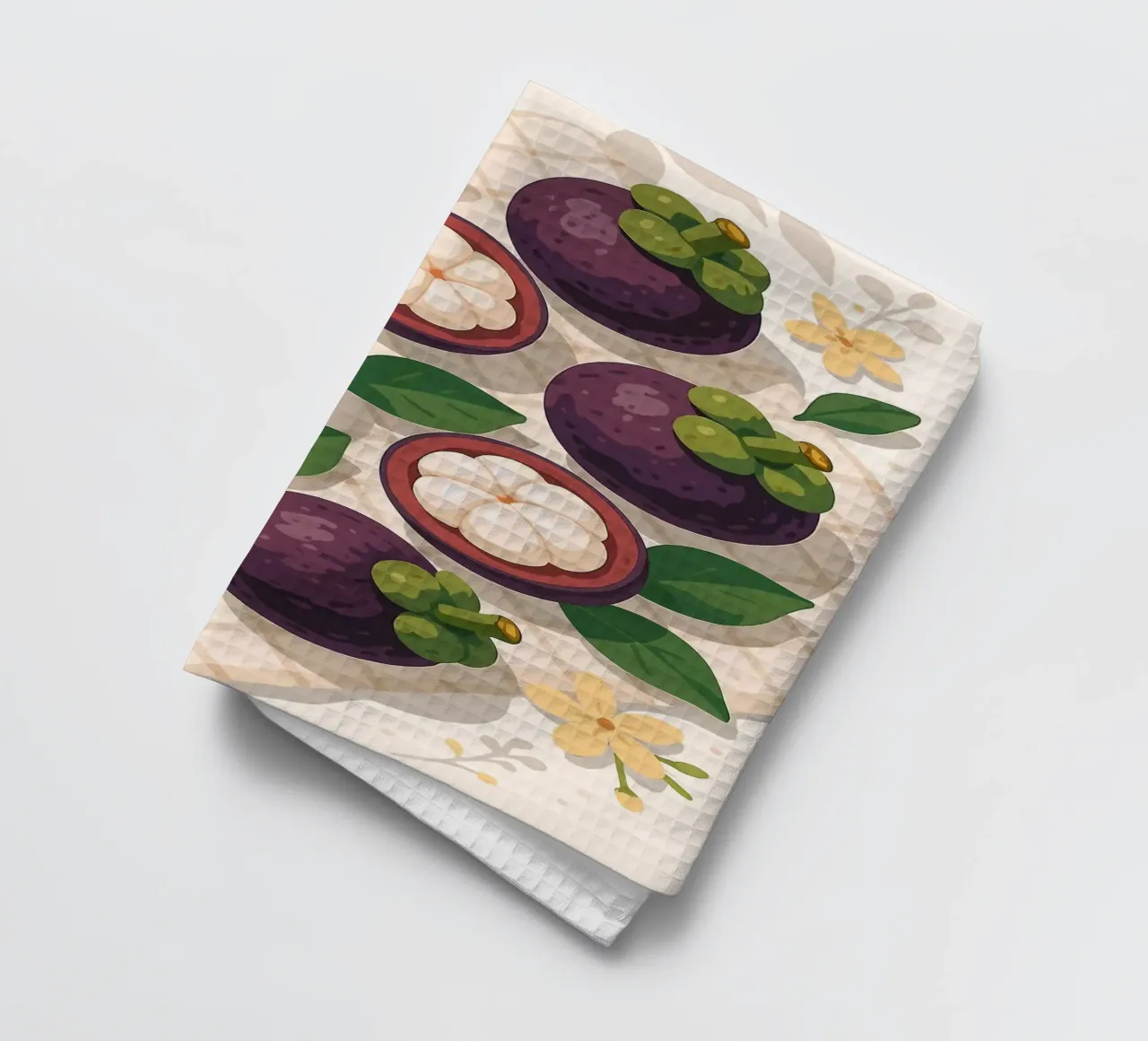 Mangostán - Una mesa con estilo paño de cocina de BasicShopByBell