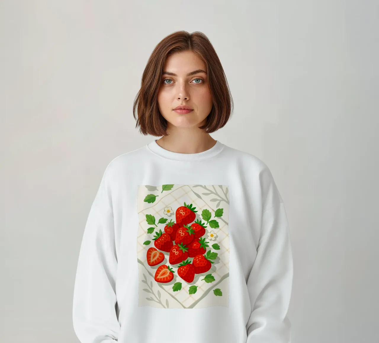 Fragole - Una tavola stilizzata felpa da BasicShopByBell