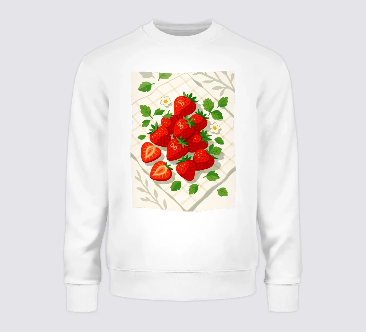 Fragole - Una tavola stilizzata felpa da BasicShopByBell