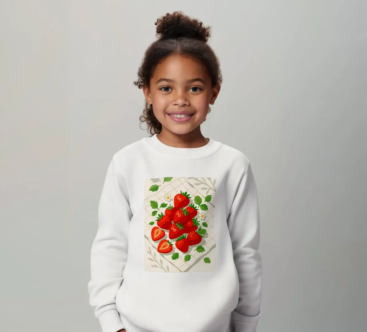 Fresa - Una mesa con estilo sudadera para niño de BasicShopByBell