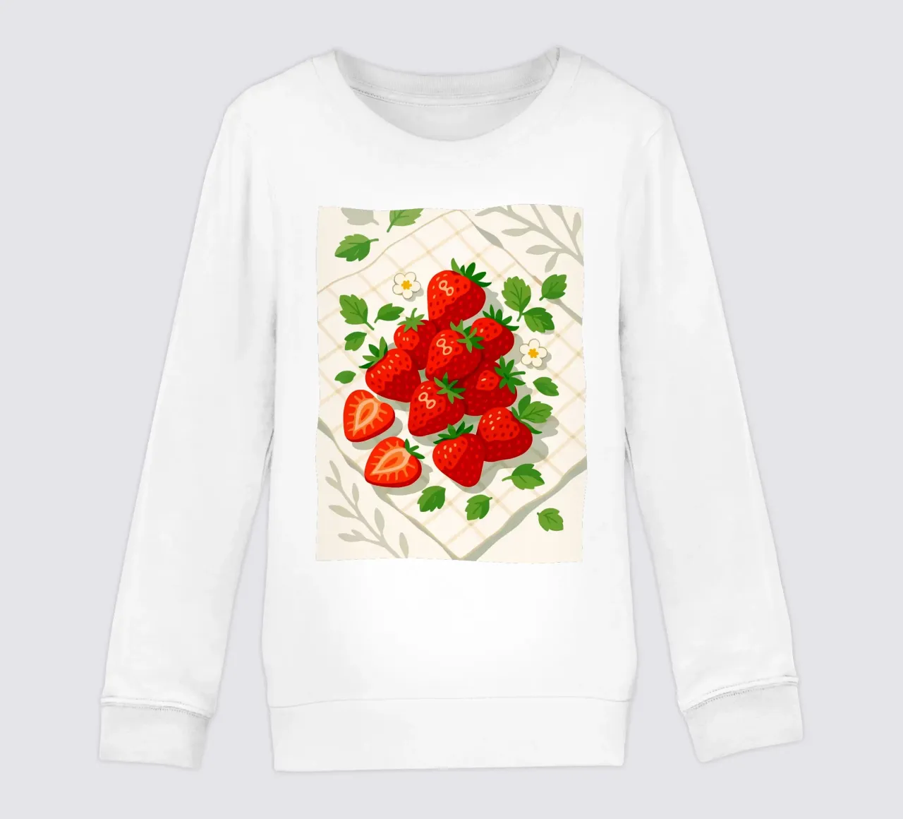 Fresa - Una mesa con estilo sudadera para niño de BasicShopByBell