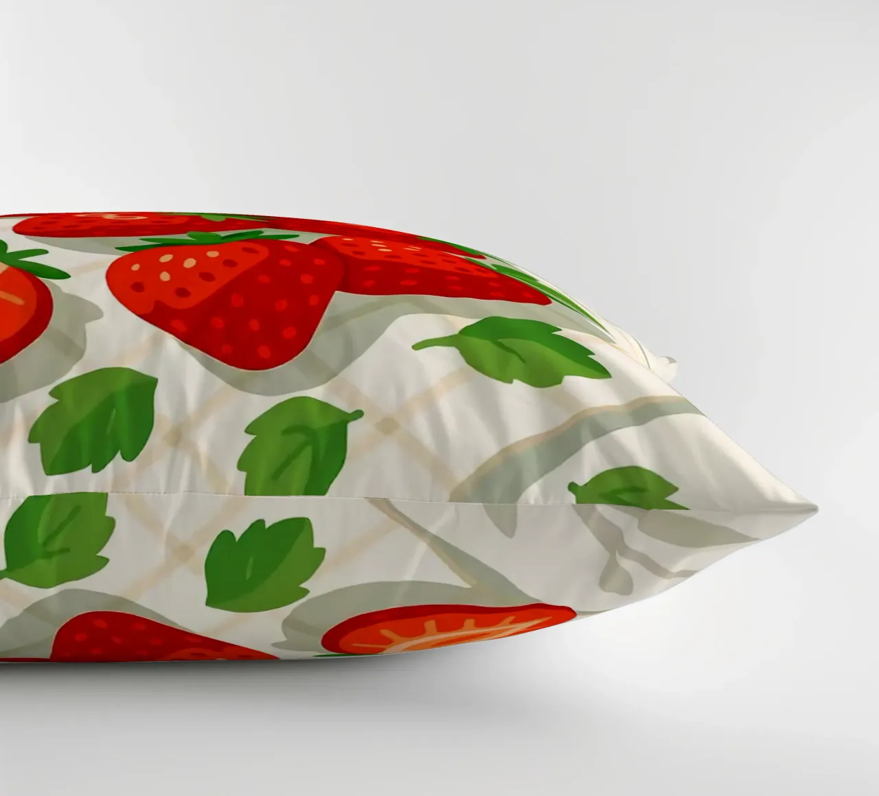 Fragole - Una tavola stilizzata cuscino da BasicShopByBell