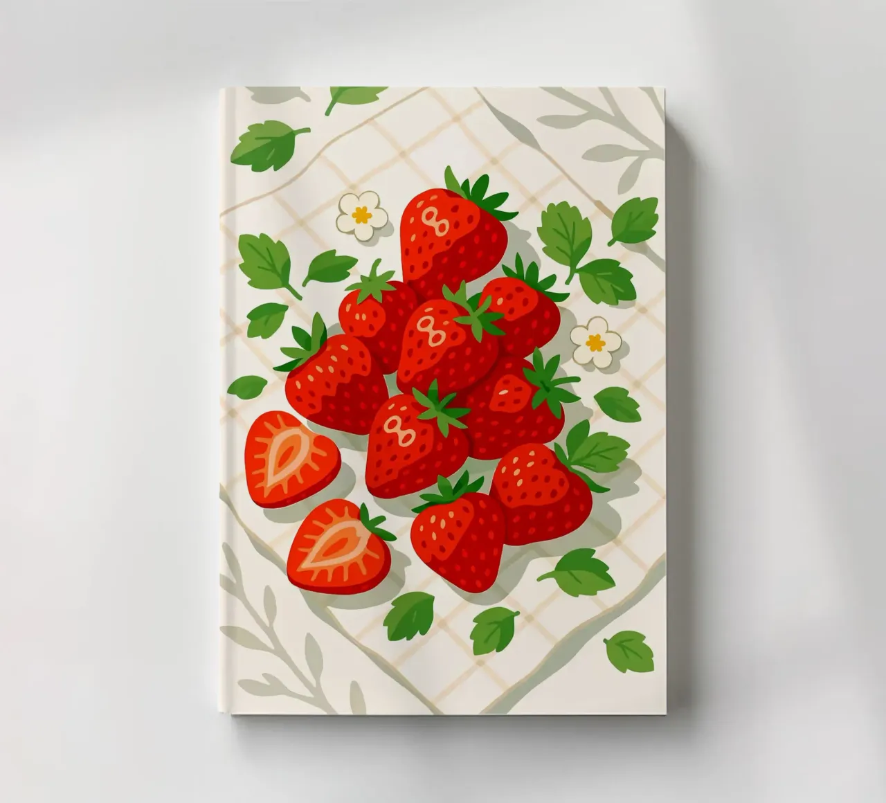 Strawberry – A Stylized Tablescape notebook by BasicShopByBell