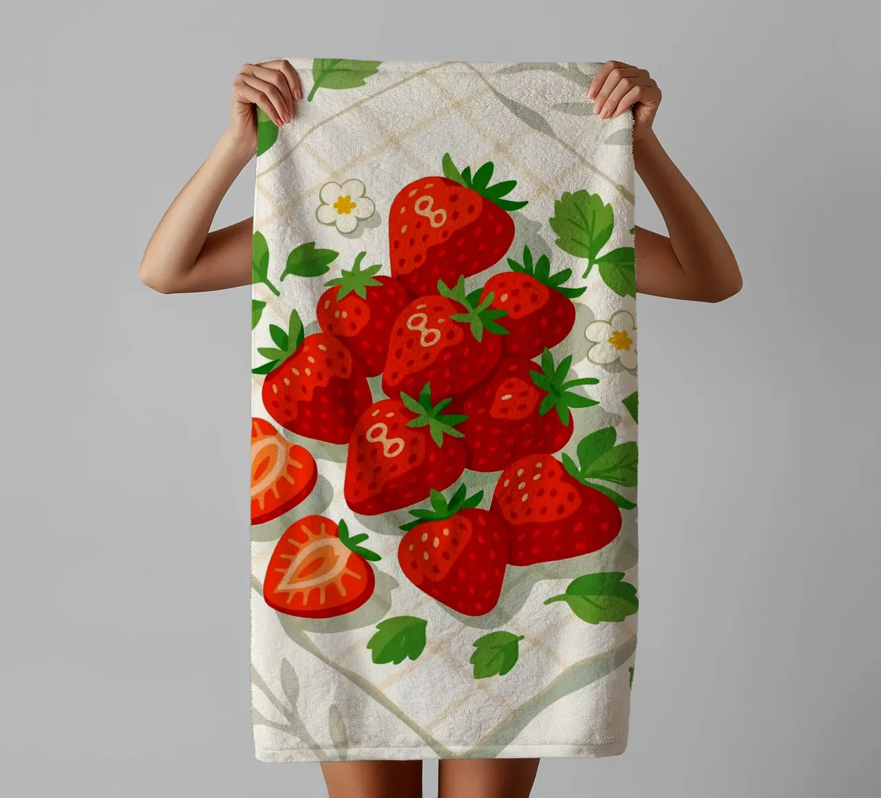 Fresa - Una mesa con estilo toalla de baño de BasicShopByBell