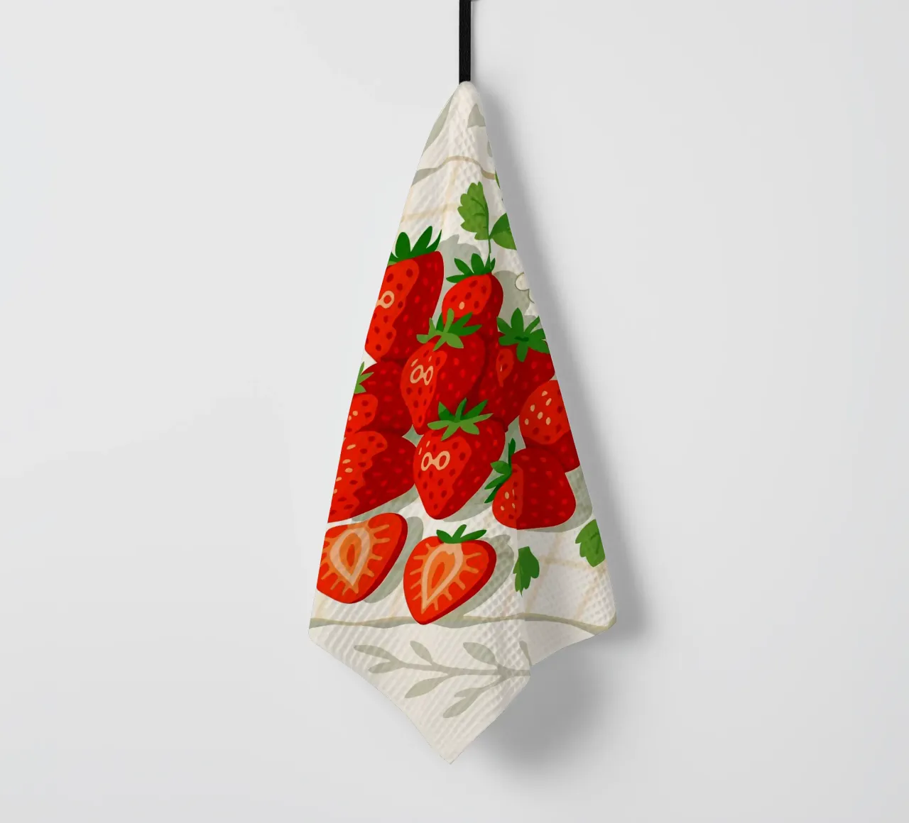 Fragole - Una tavola stilizzata canovaccio da cucina da BasicShopByBell