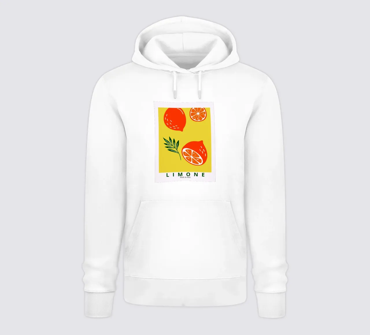 Limone Made in Italy felpa con cappuccio da BasicShopByBell