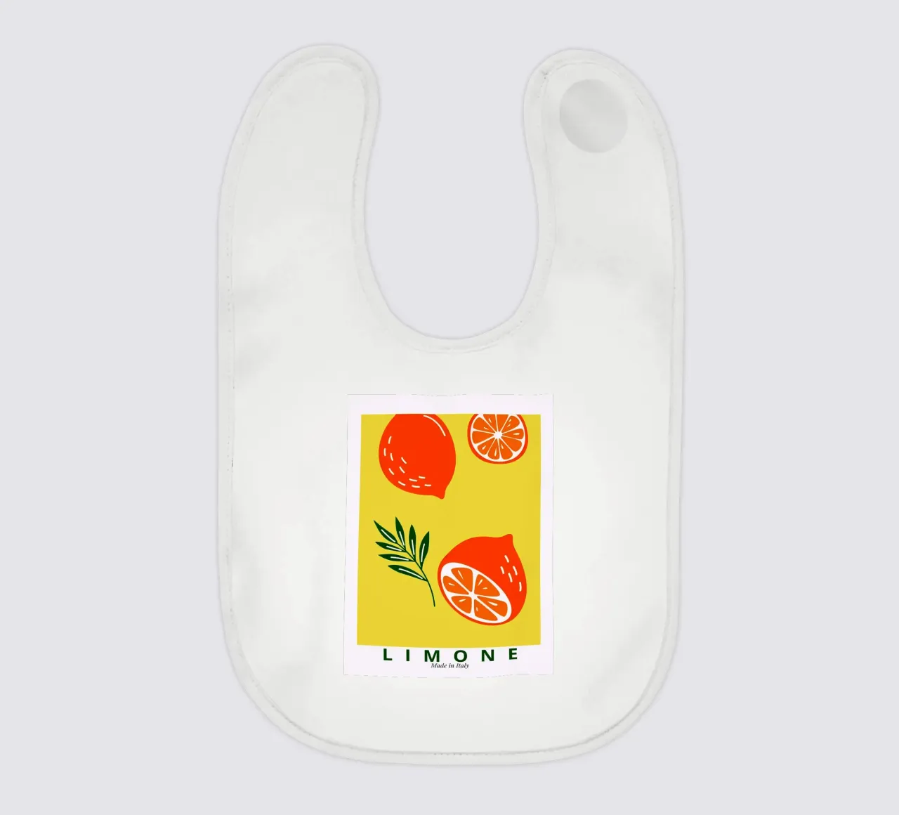 Zitrone Hergestellt in Italien Babylätzchen von BasicShopByBell