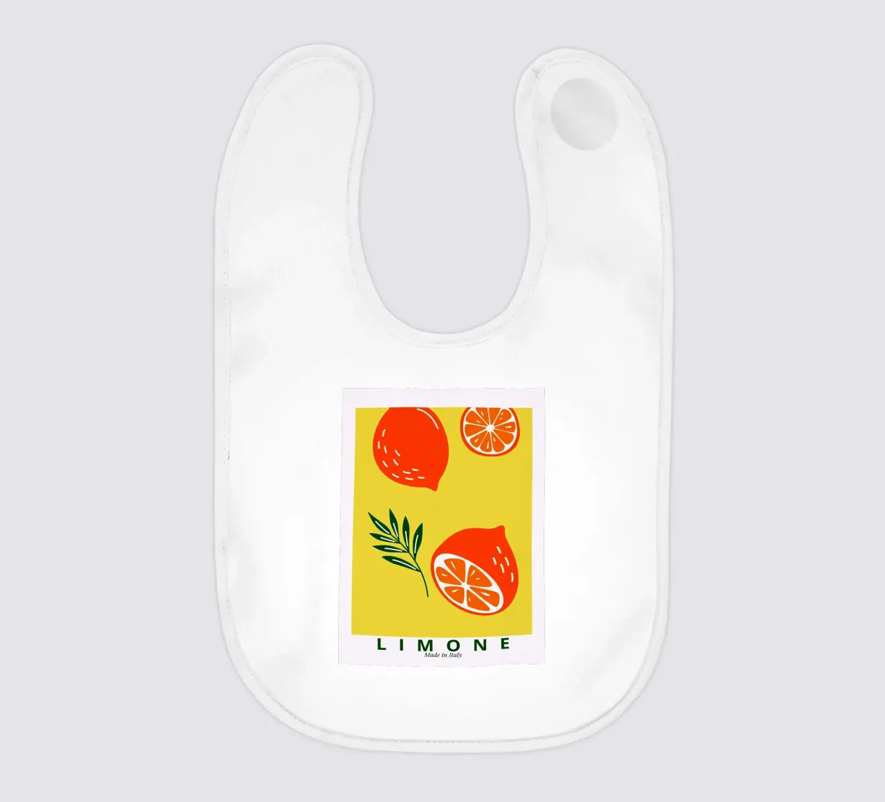 Zitrone Hergestellt in Italien Babylätzchen von BasicShopByBell
