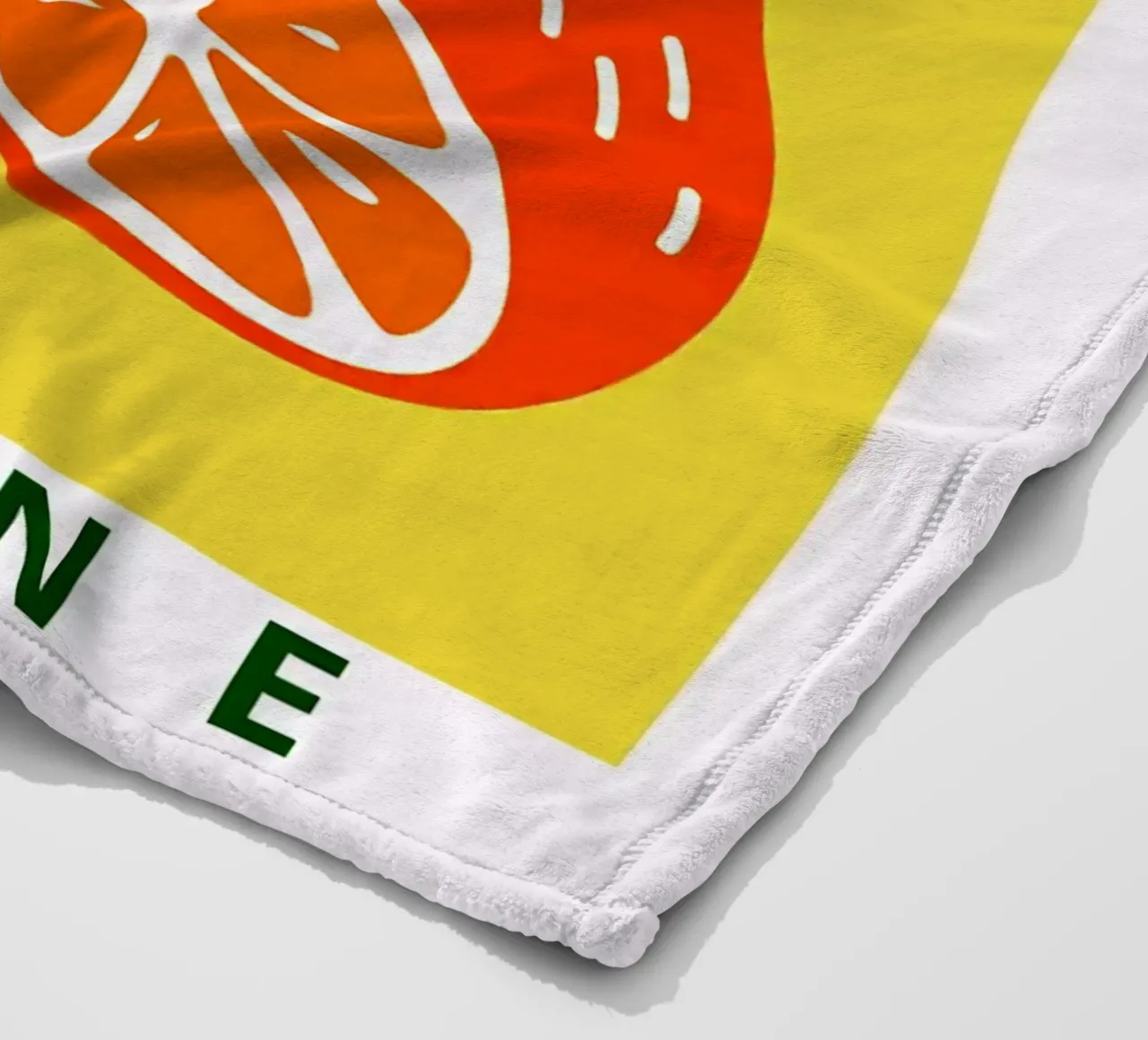 Zitrone Hergestellt in Italien Fleecedecke von BasicShopByBell