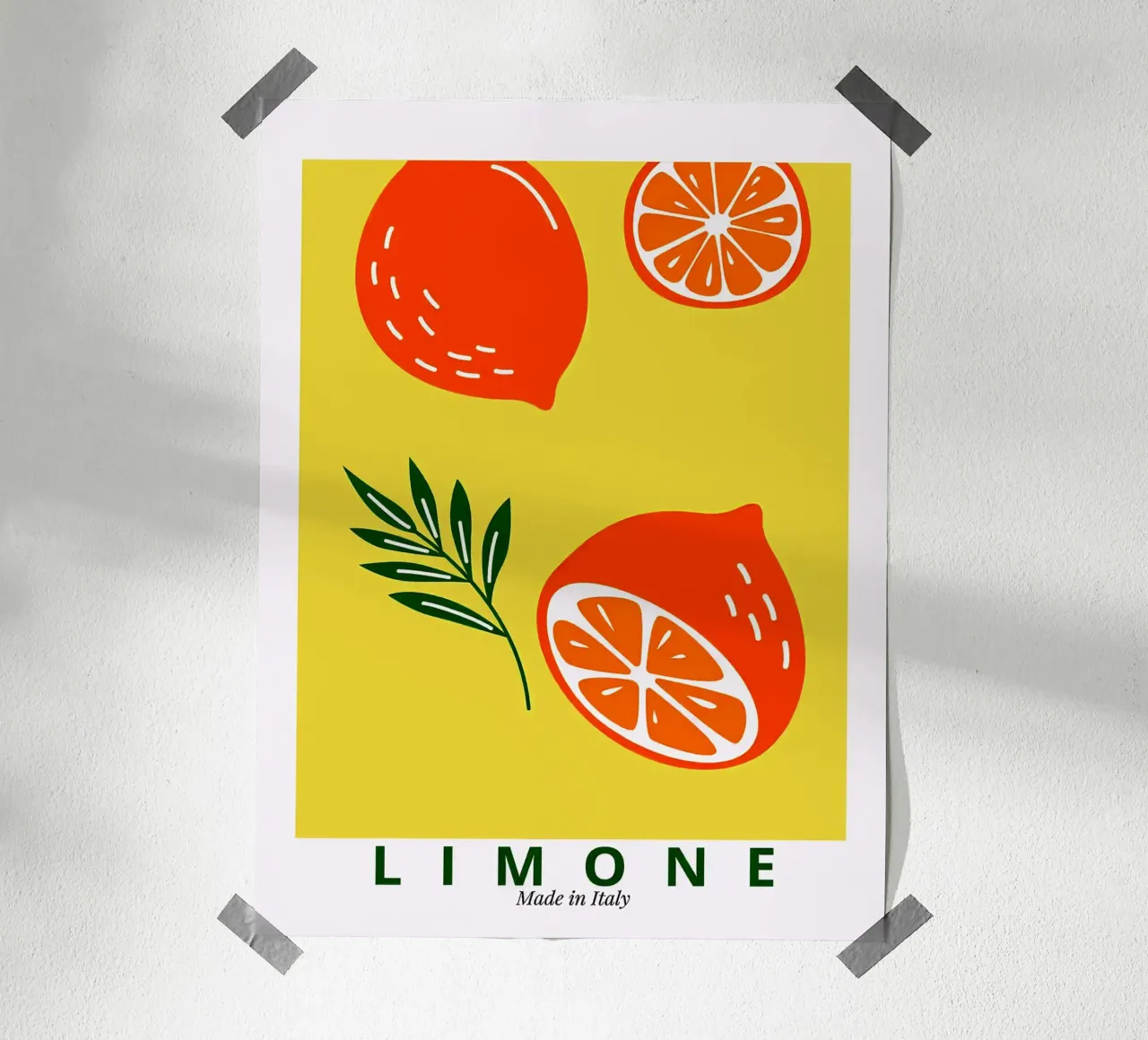 Zitrone Hergestellt in Italien Hahnemühle von BasicShopByBell
