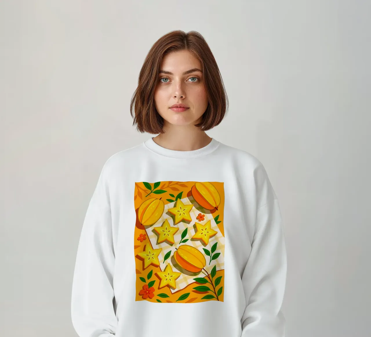 Frutta a stella: una tavola stilizzata felpa da BasicShopByBell