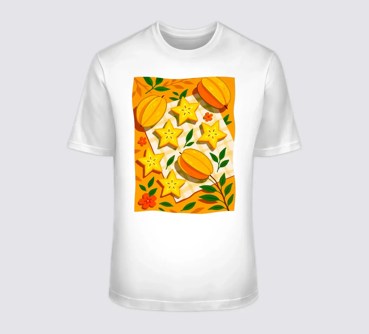 Frutta a stella: una tavola stilizzata t-shirt da BasicShopByBell