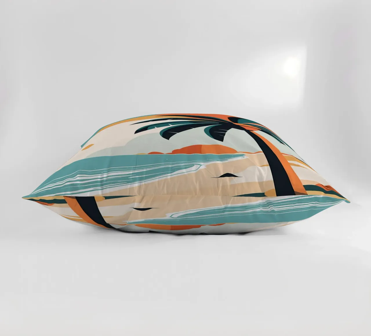 Spiaggia tropicale con palme cuscino da BasicShopByBell