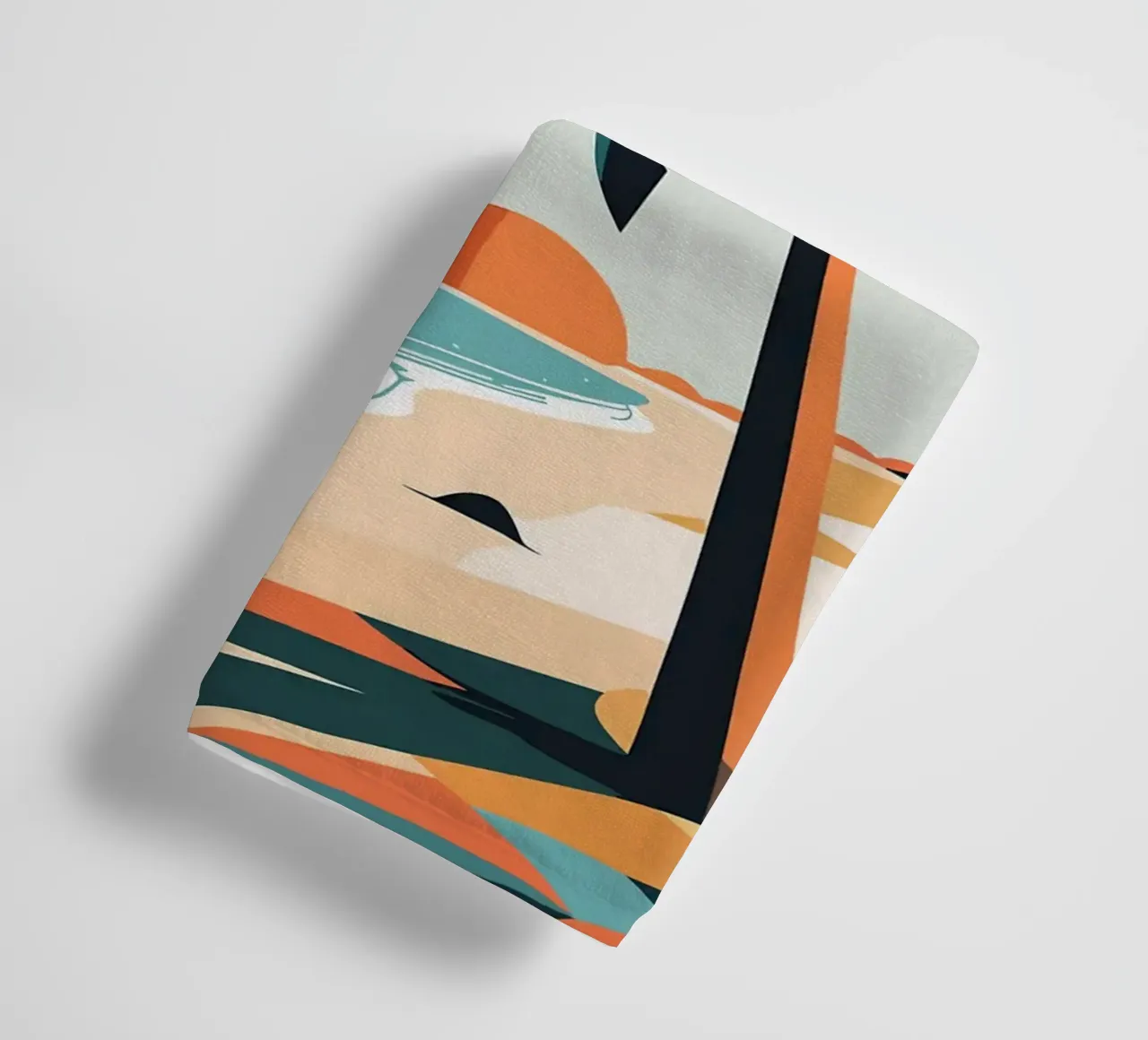 Spiaggia tropicale con palme asciugamano da bagno da BasicShopByBell