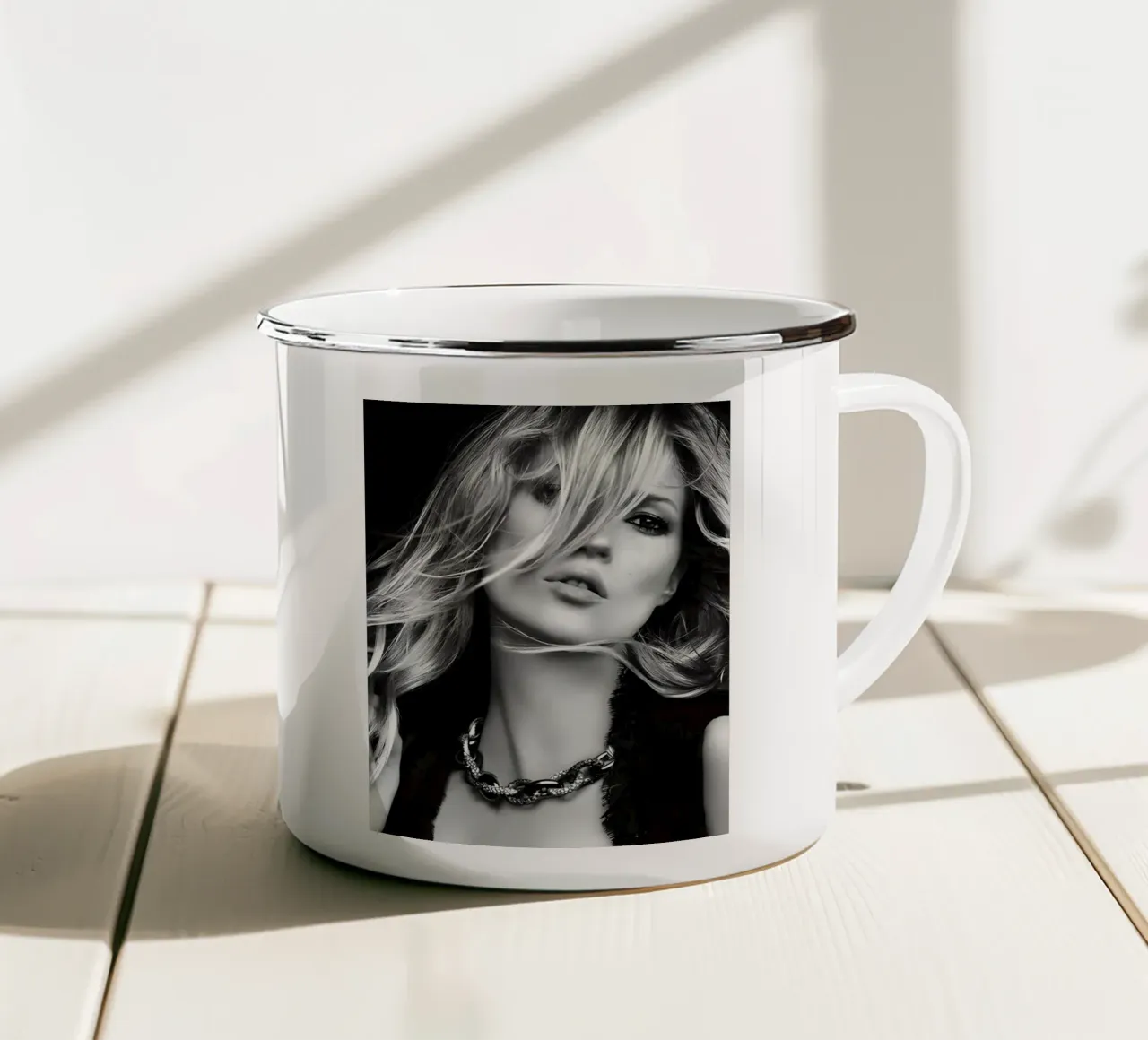 Ombra di platino tazza in smalto da vintage singer
