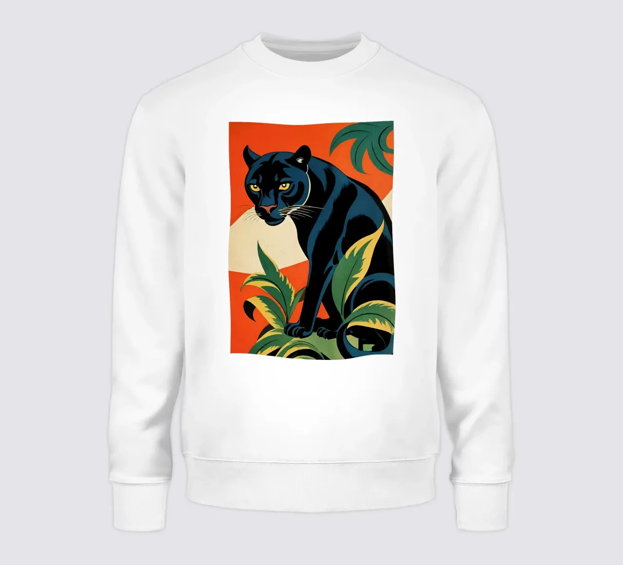Midnight Panther - Design moderno e retrò Bujaboom felpa da bujaboom