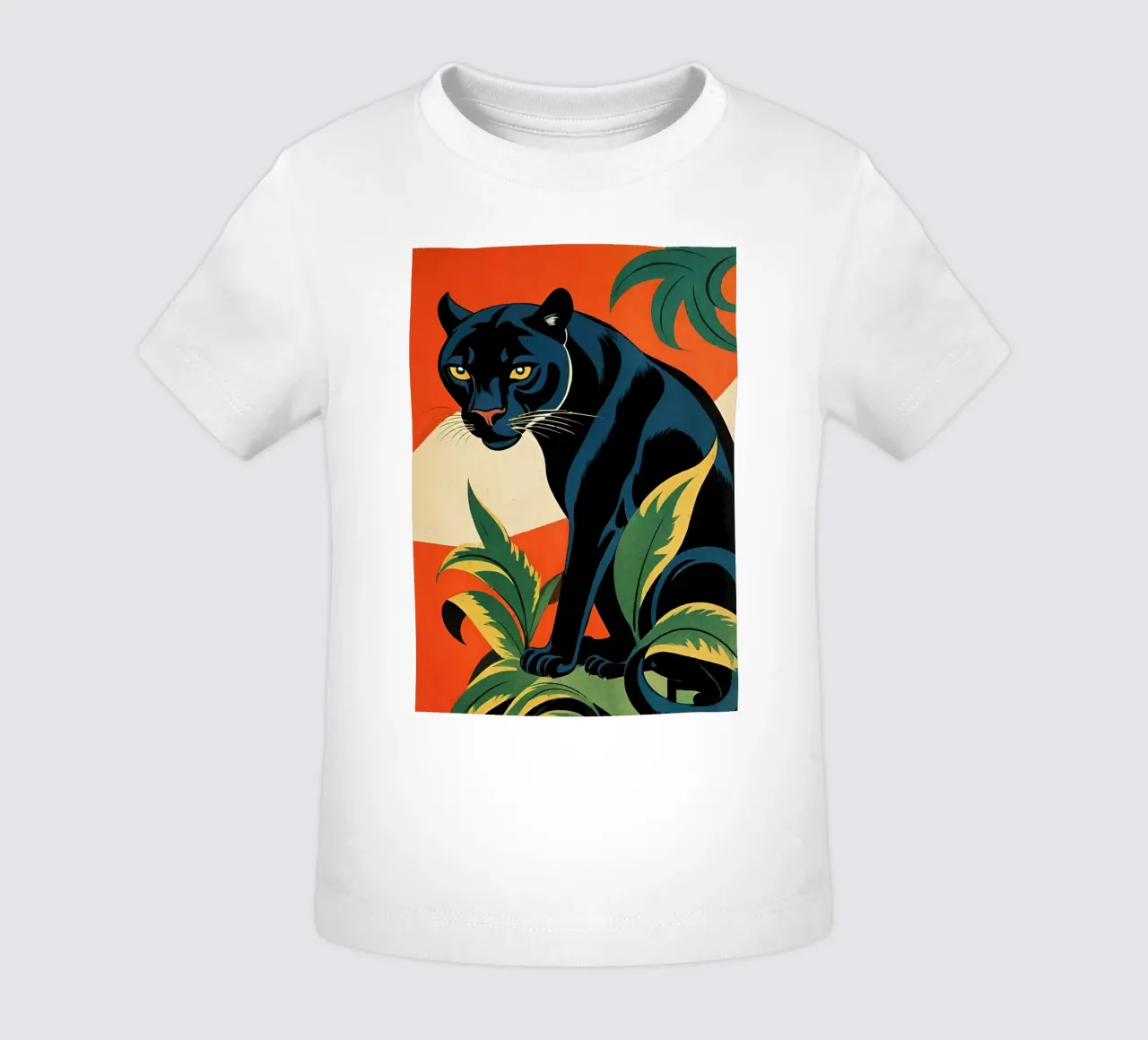 Midnight Panther - Design moderno e retrò Bujaboom maglietta neonato da bujaboom
