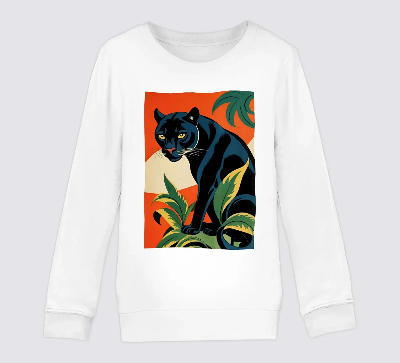 Midnight Panther - Design moderno e retrò Bujaboom felpa bambino da bujaboom