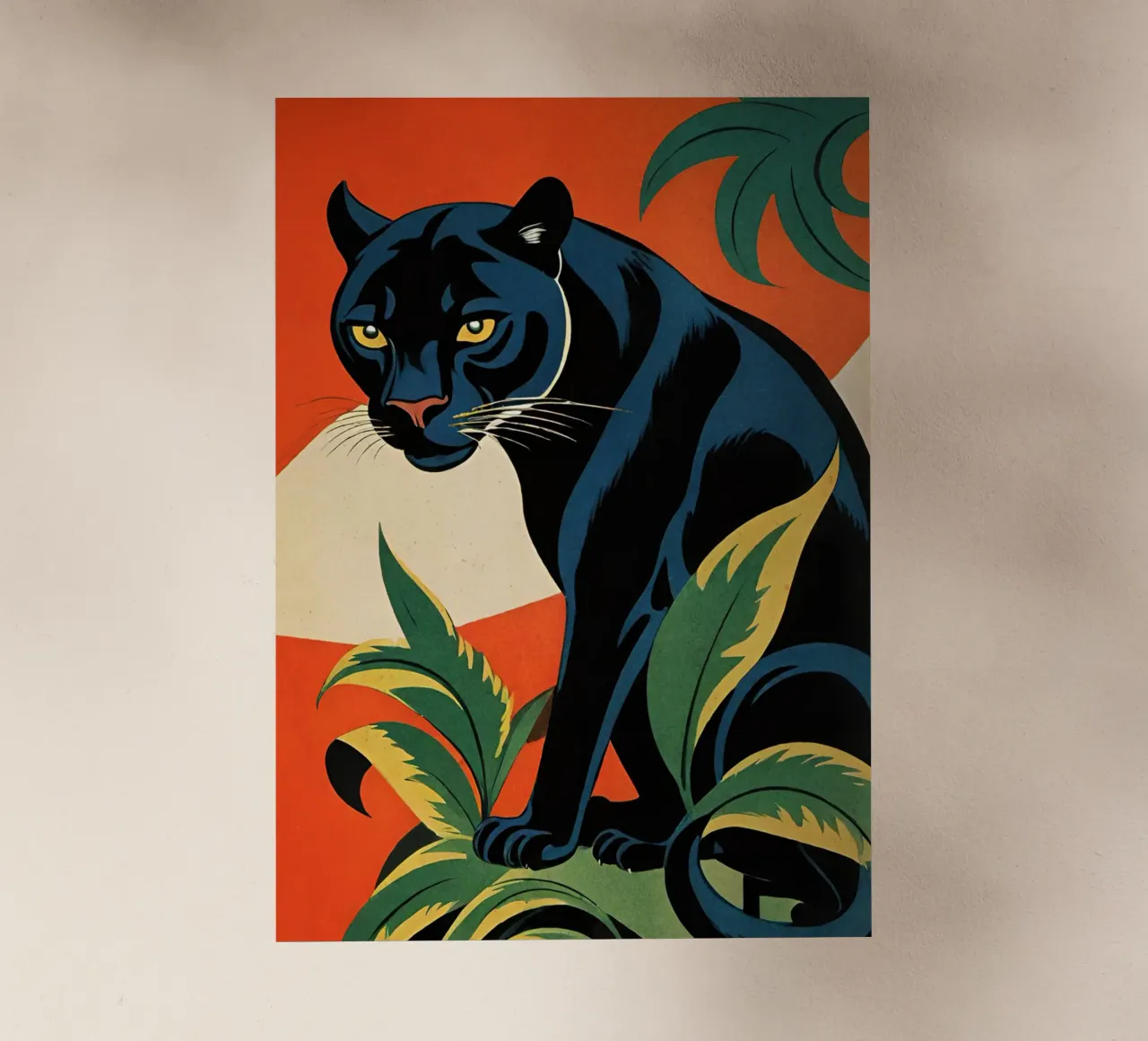 Midnight Panther - Design moderno e retrò Bujaboom pellicola backlit da bujaboom