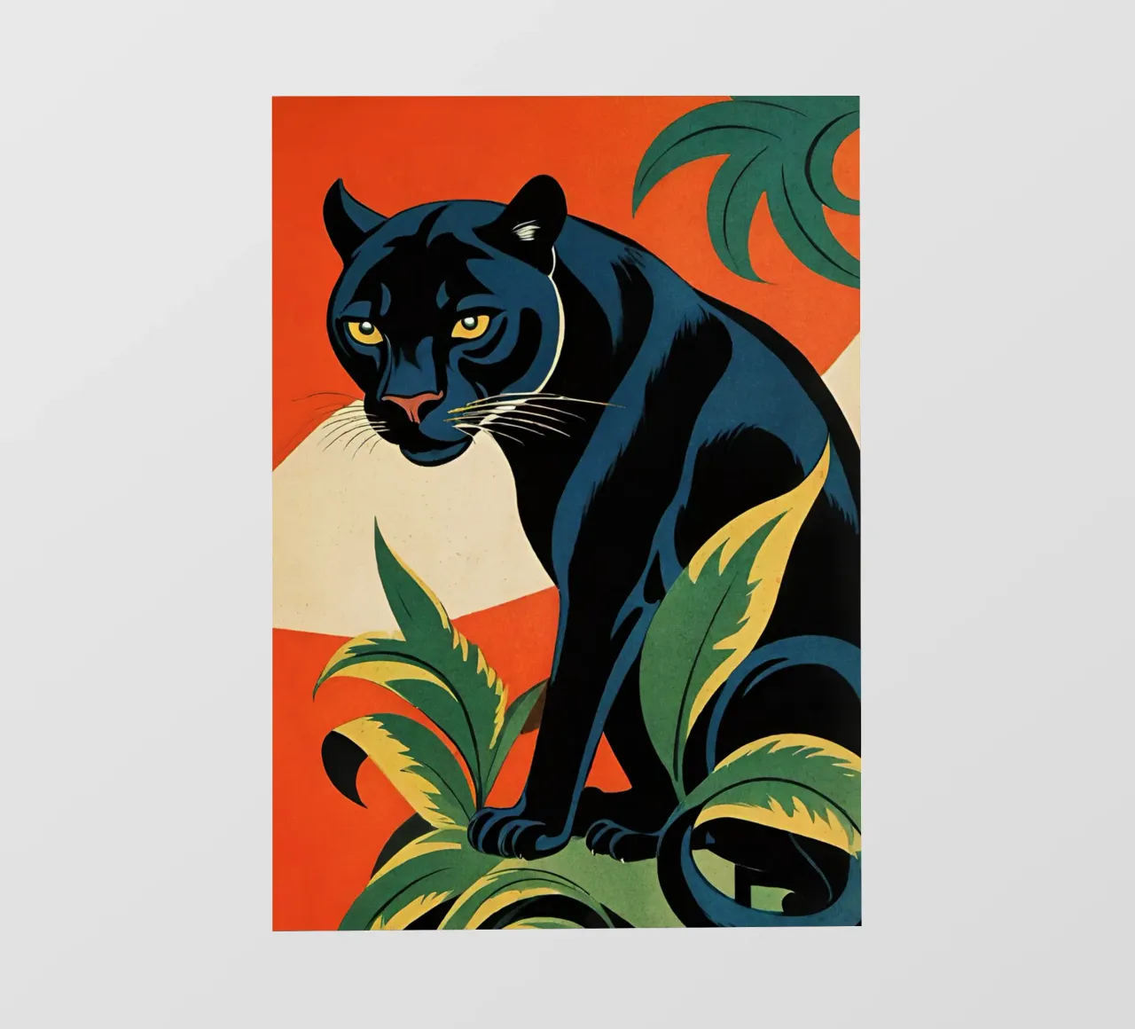 Midnight Panther - Design moderno e retrò Bujaboom pellicola backlit da bujaboom