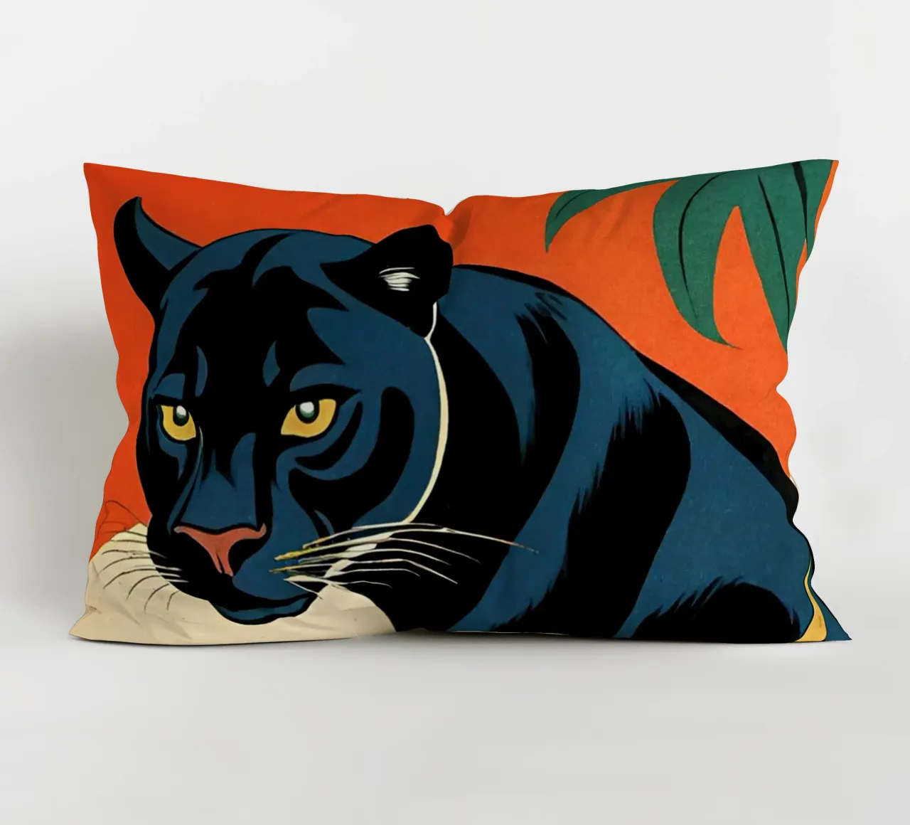 Midnight Panther - Design moderno e retrò Bujaboom cuscino da bujaboom