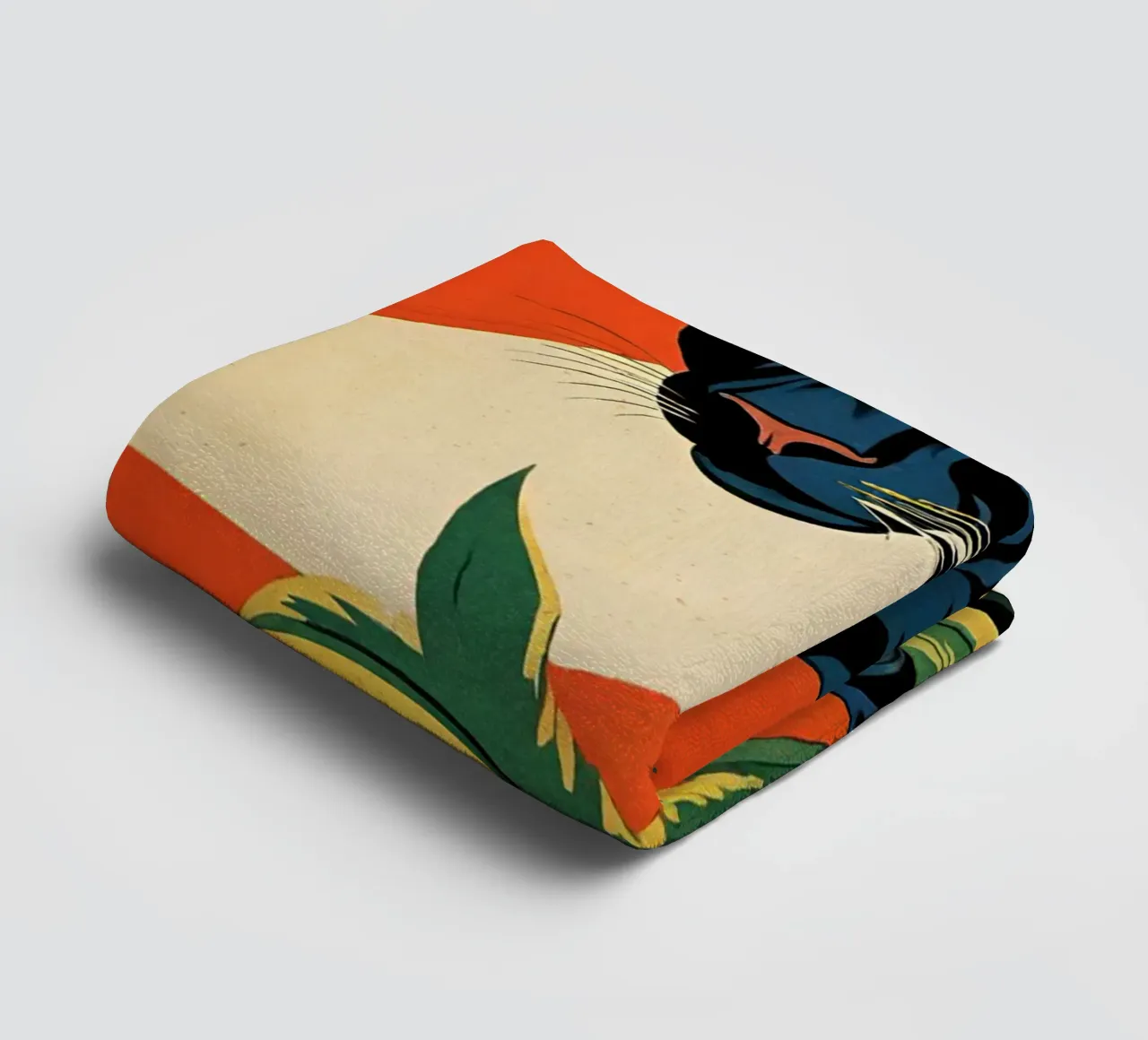 Midnight Panther - Design moderno e retrò Bujaboom asciugamano da bagno da bujaboom