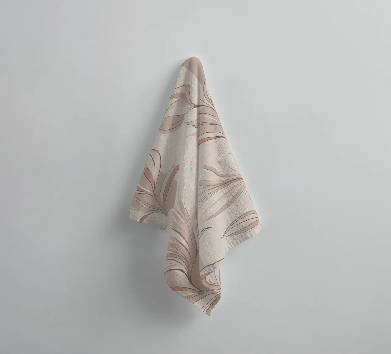 Serenità floreale asciugamano da bagno da Artistic-shop