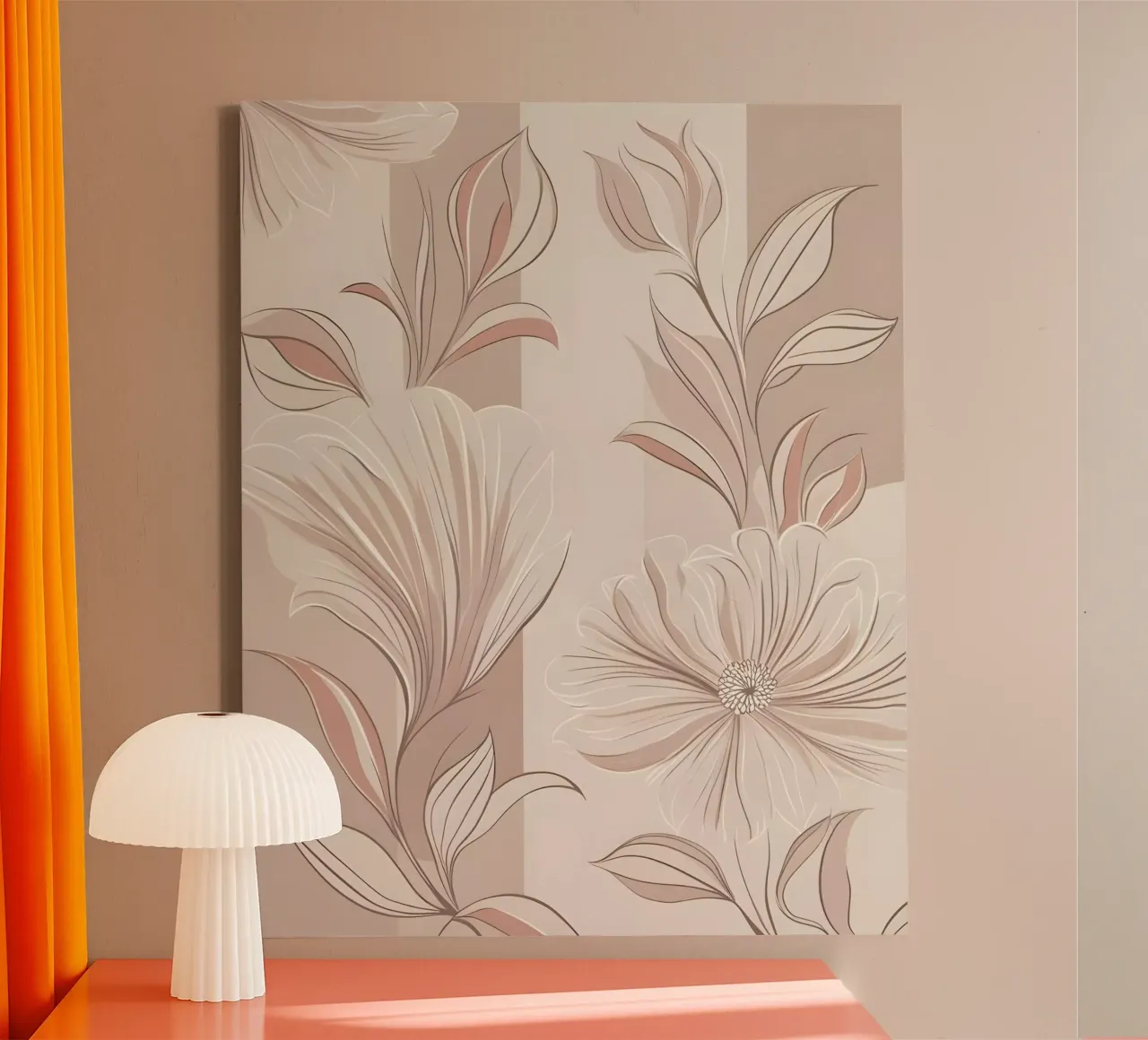 Floral Serenity canvas by Artistic-shop