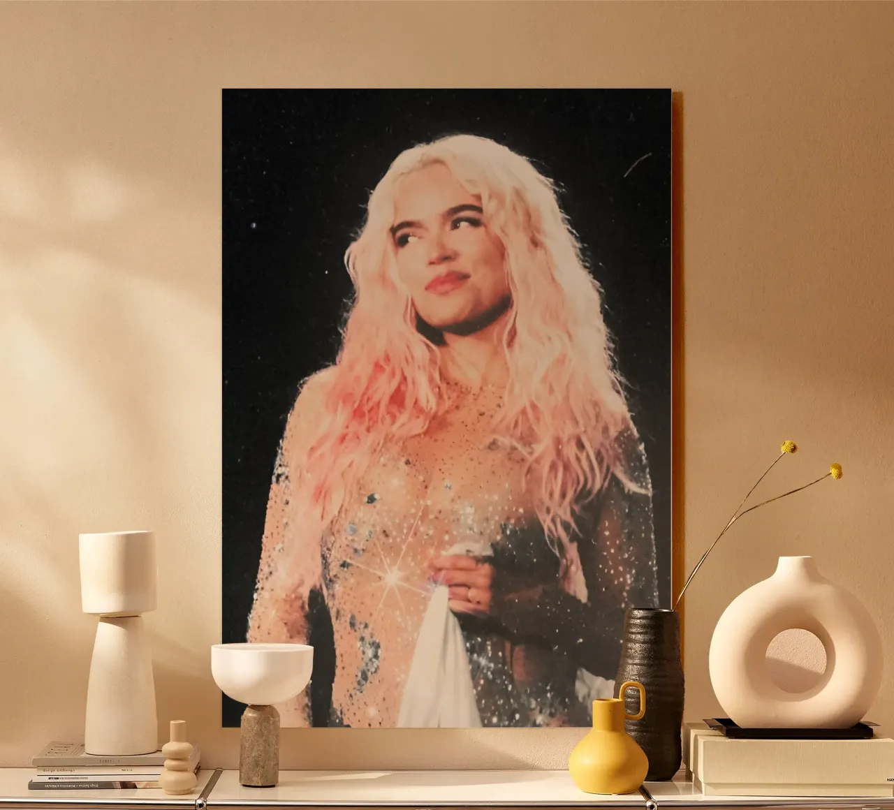 Karol G plexiglass da Digital Street art