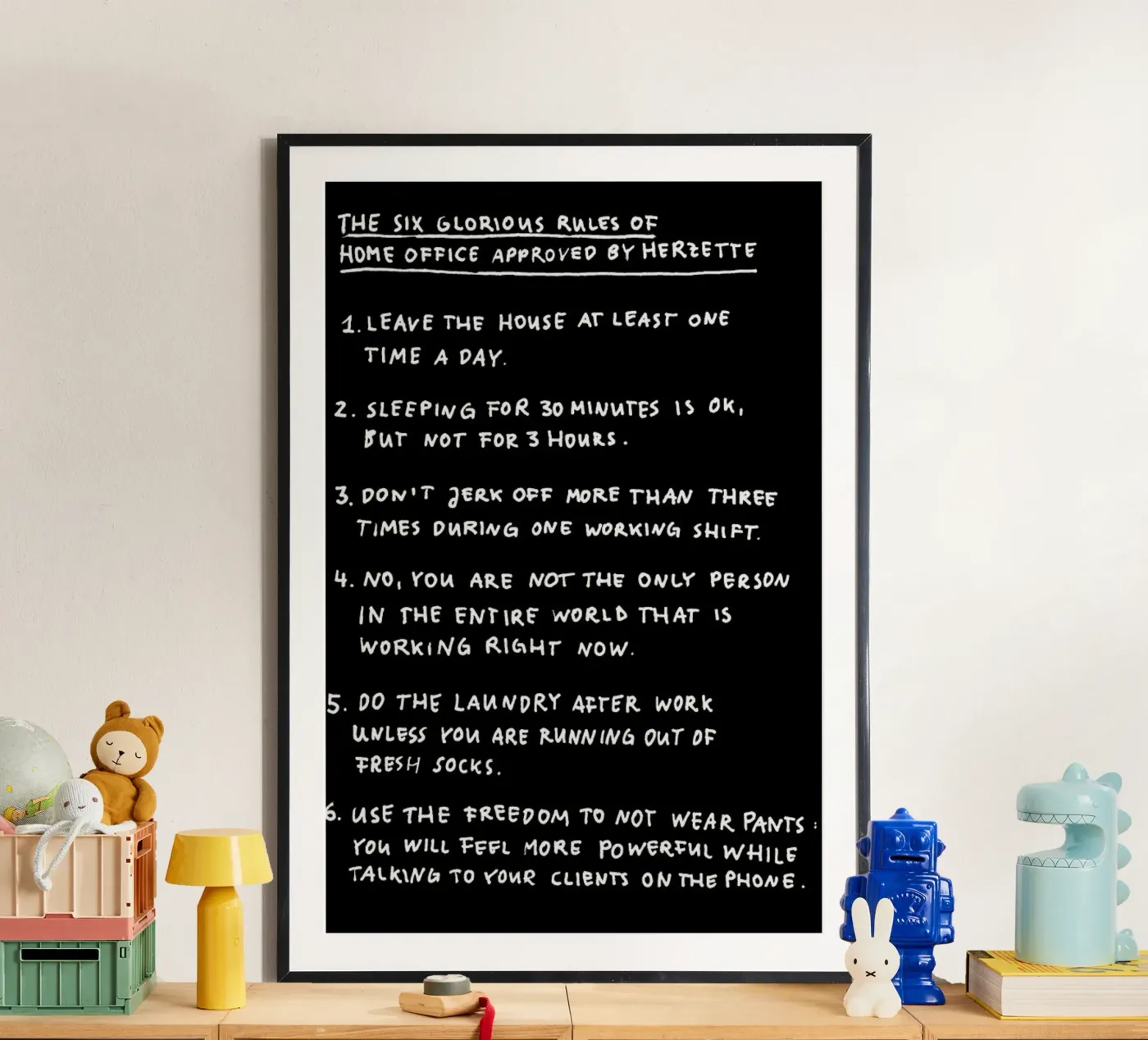 Home office poster da Herzette