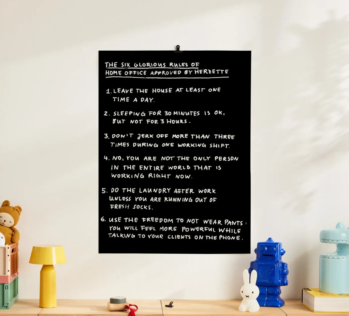 Home office poster da Herzette