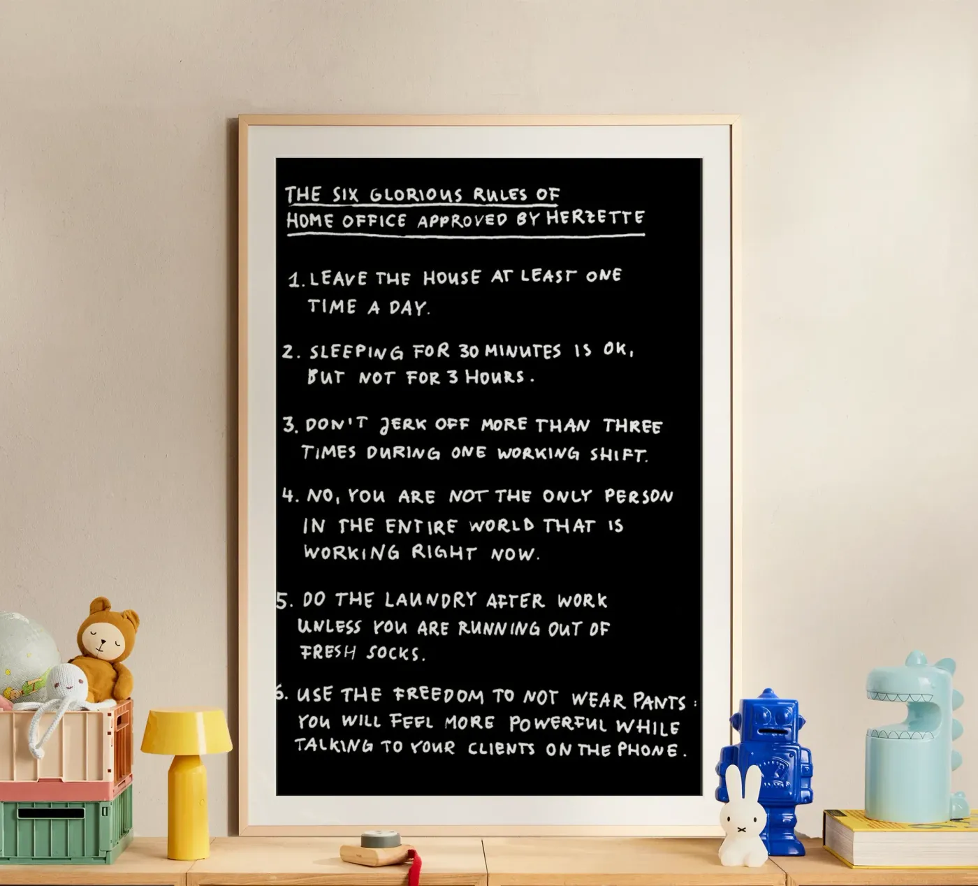 Home office poster da Herzette
