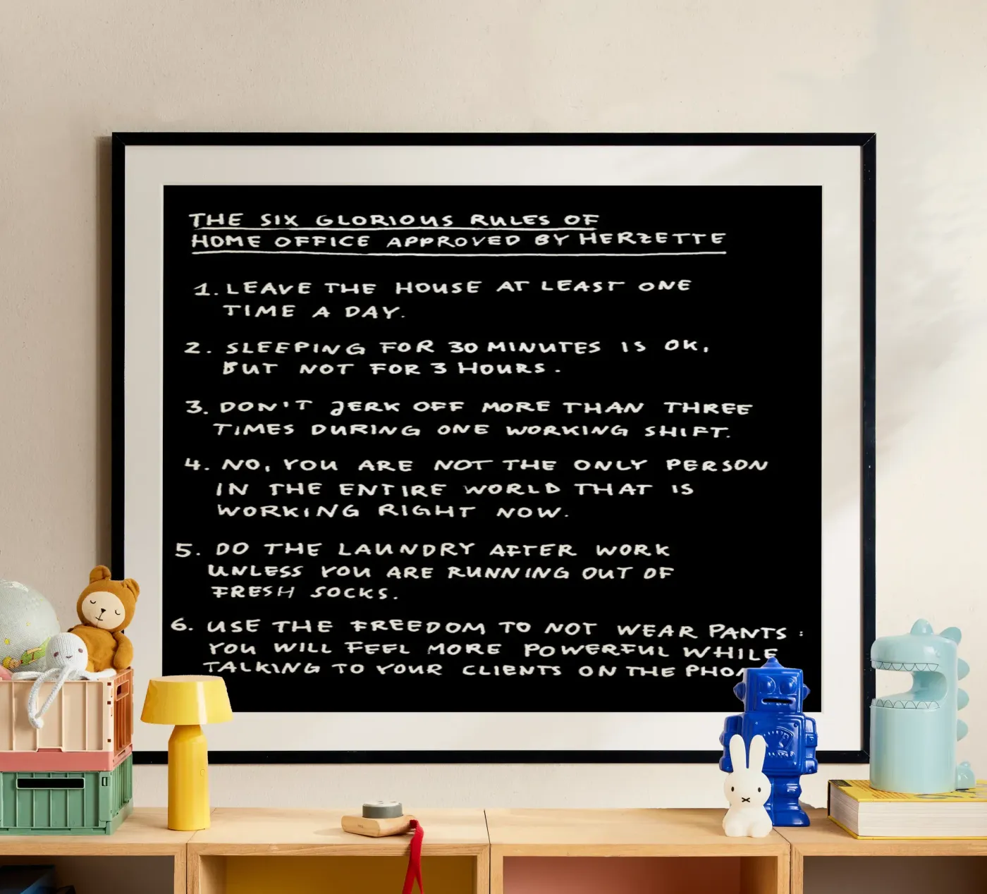 Home office poster da Herzette