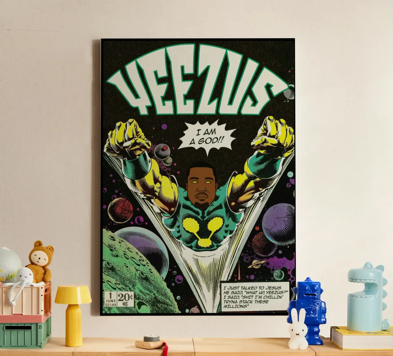 Dangerous Ye canvas by Ads Libitum