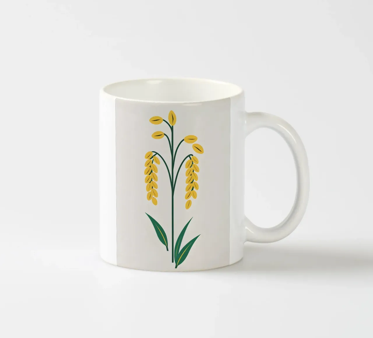 Gambo d'avena tazza in ceramica da Botanical Gallery