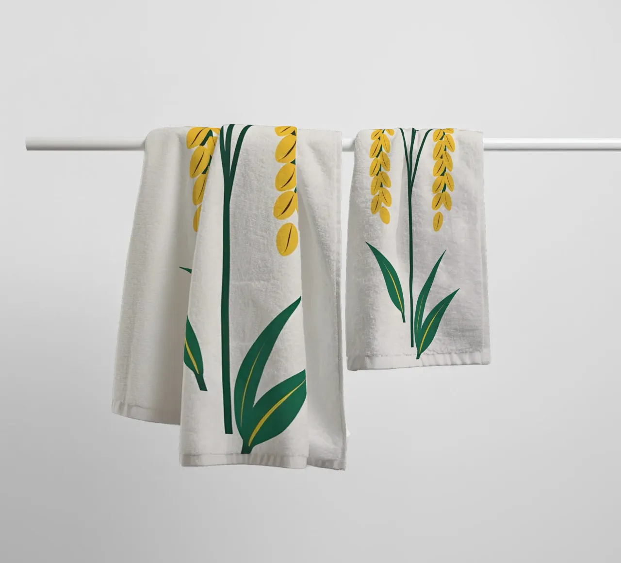 Gambo d'avena asciugamano da bagno da Botanical Gallery