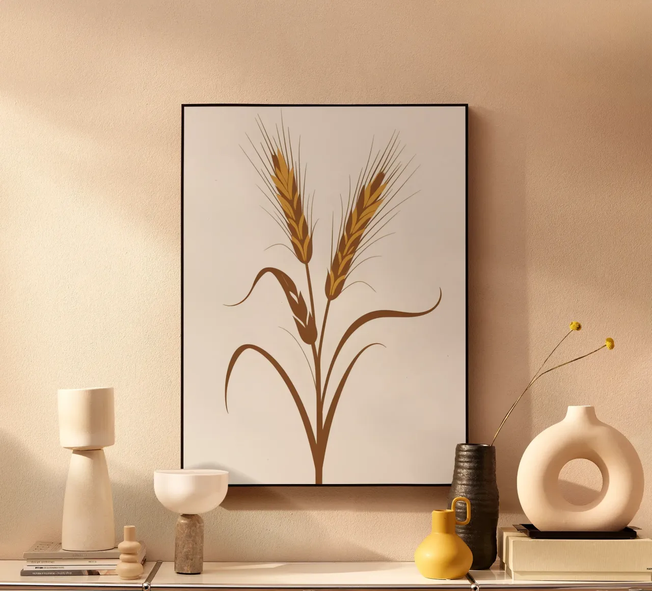 Gambo di segale alluminio dibond da Botanical Gallery