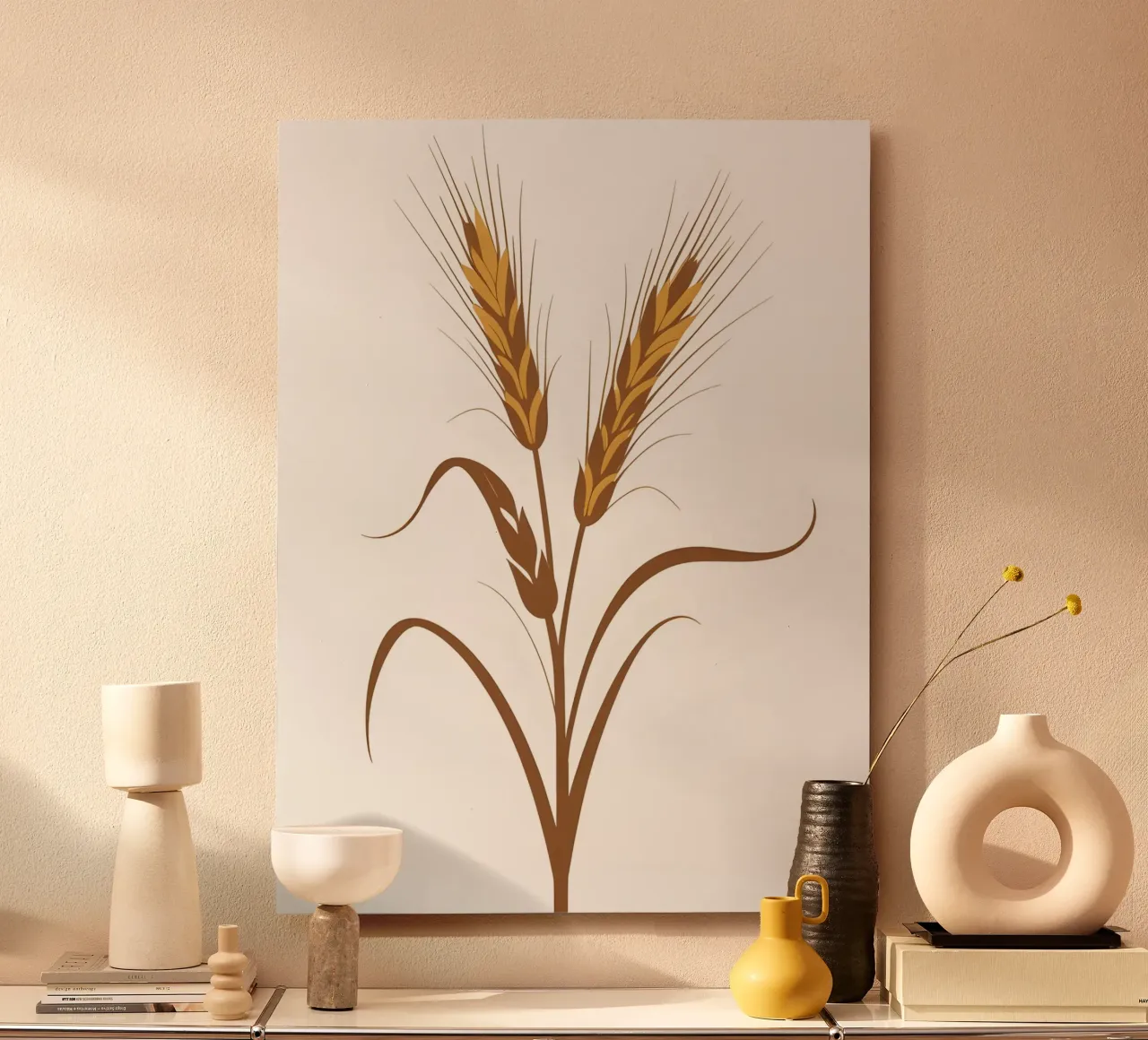 Gambo di segale alluminio dibond da Botanical Gallery