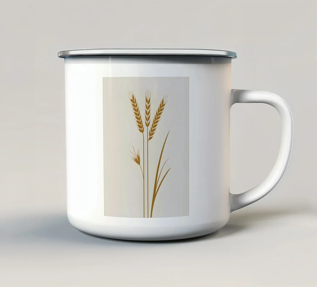 Gambo di segale tazza in smalto da Botanical Gallery