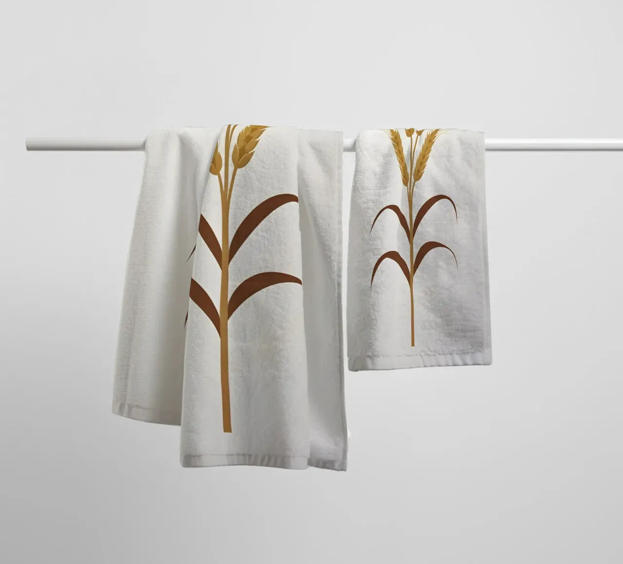 Gambo di segale asciugamano da bagno da Botanical Gallery